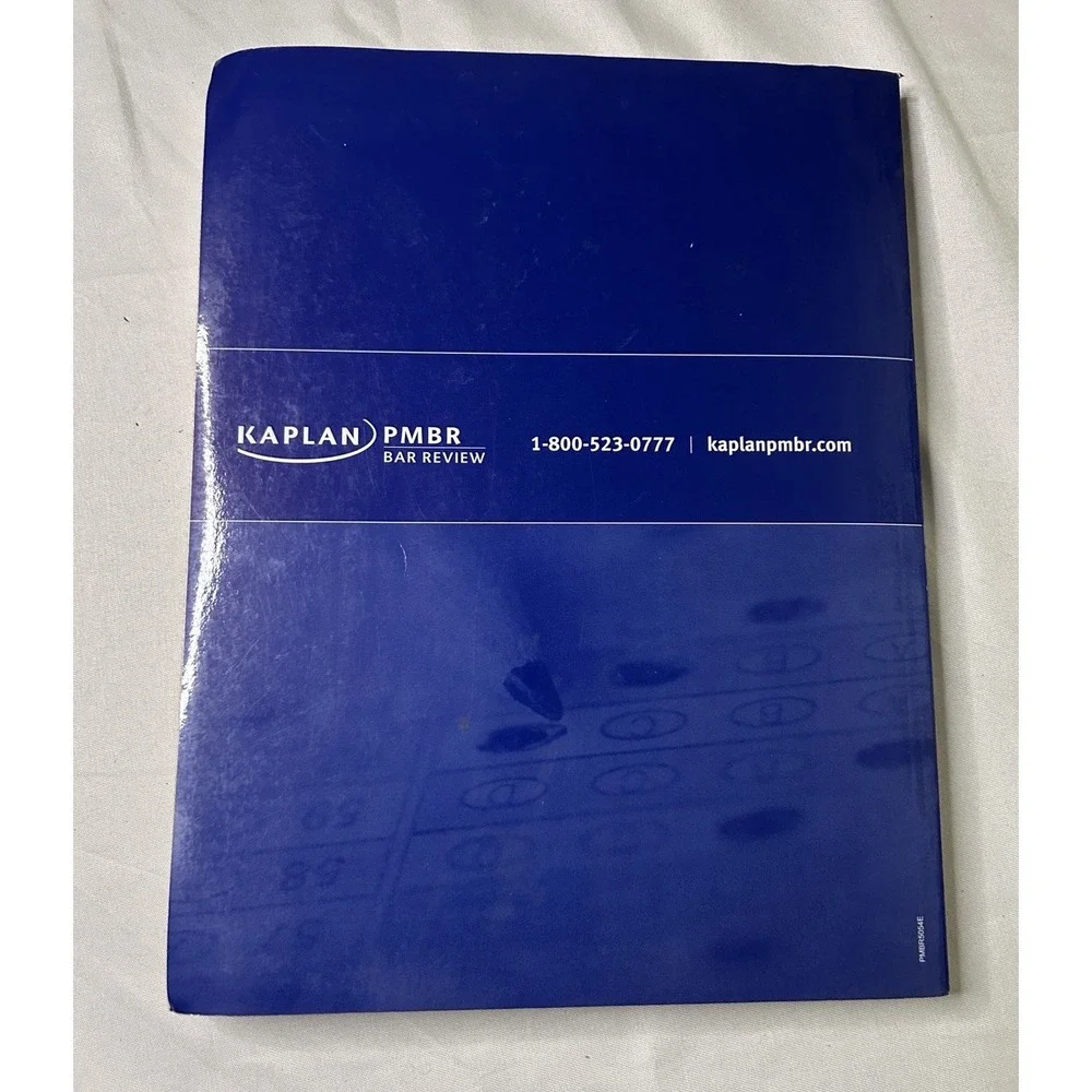 Kaplan PMBR MPRE Bar Review Outline & Course Materials Edu Study Guide Good USED